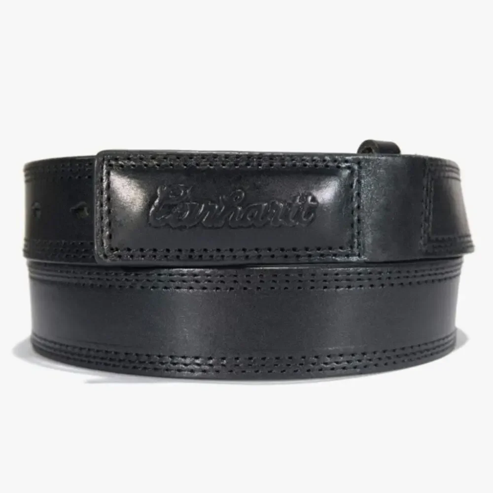 Carhartt Men's Scratchless Black Leather Belt 36W Workwear Classic Dressy NEW